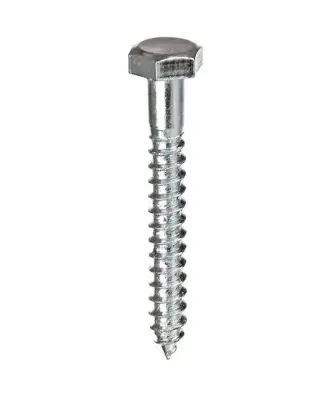TIRAFONDO ZINCADO 3/8 X 3