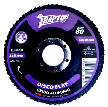 DISCO FLAP OX.AL 115 GRANO 40 RAPTOR